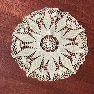 Vintage Macrame Doily